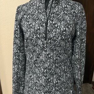 Spyder Black and White Active Pullover